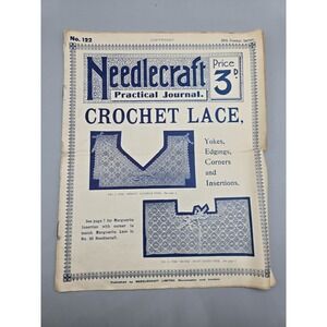 VTG Needlecraft Practical Journal,  Crochet Lace No. 122